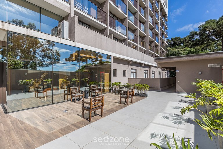 Estúdio em Cond. c/ Academia e Lavanderia ECO0304