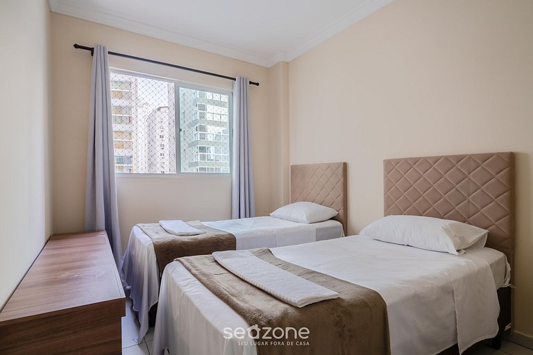 Lindo apto bem localizado a 2 min da praia ELM701