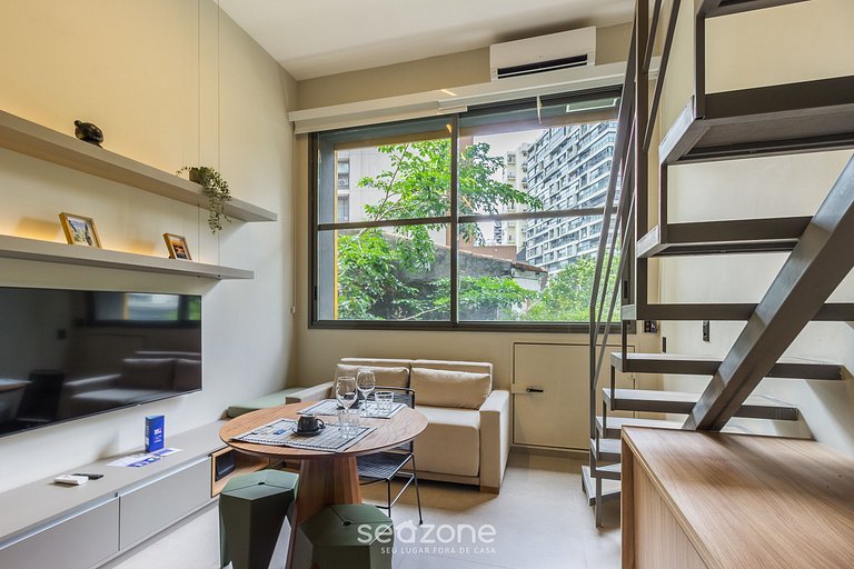 Studio, condo. c/piscina a 300 m del metro YHE0104