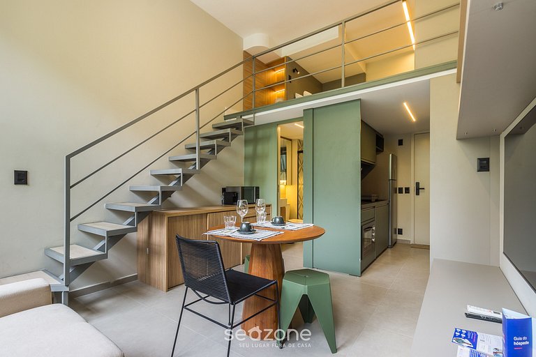 Studio em cond. c/ piscina a 300m do Metrô YHE0104