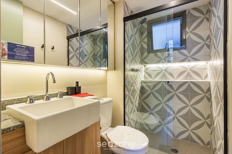 Studio em cond. c/ piscina a 300m do Metrô YHE0104