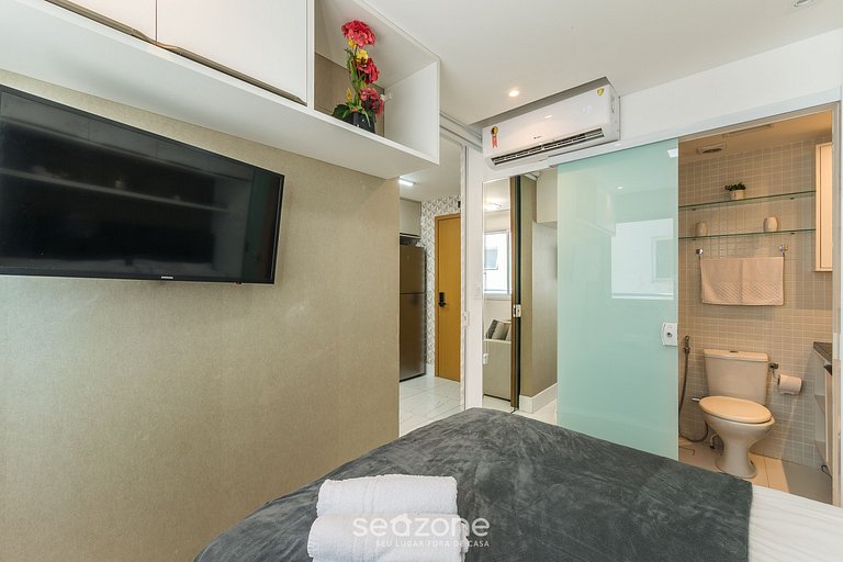 Apto a 100 m de la playa c/ piscina SIP0703