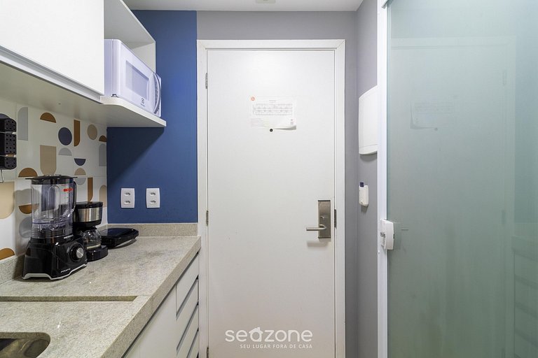 Estúdio Completo a 400 m da Praia HSC0425