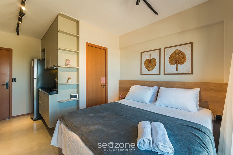 Estudio c/ balcón, a 220 m de la playa ONE0607