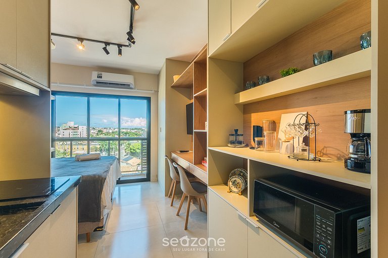 Estudio c/ balcón, a 220 m de la playa ONE0607