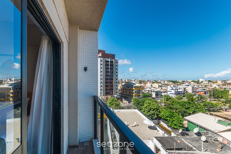 Varanda a 220 m da praia ONE0607