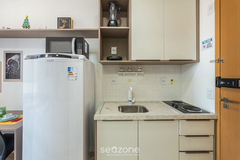 Studio a 160 m del mar en edif. c/ piscina SAA0521