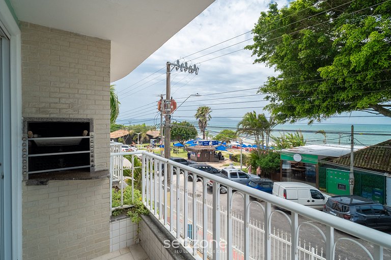 Apt con balcón, parrilla y vista al mar RBV0103