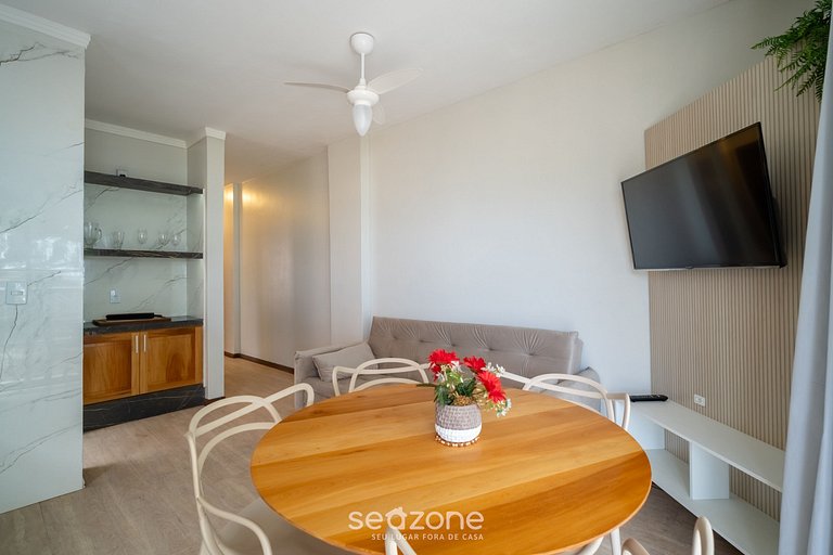 Apt con balcón, parrilla y vista al mar RBV0103