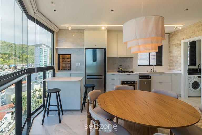 Apto con área gourmet a 300 m de la playa MTR1002