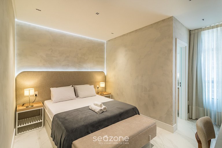 Apto con área gourmet a 300 m de la playa MTR1002