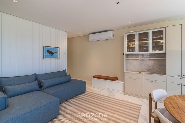 Apto con área gourmet a 300 m de la playa MTR1002