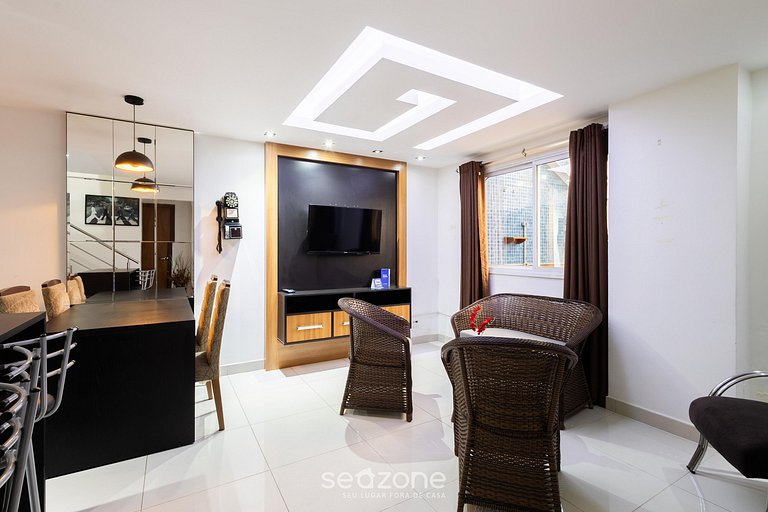 Apto c/ Churrasqueira e Jacuzzi CCG1403