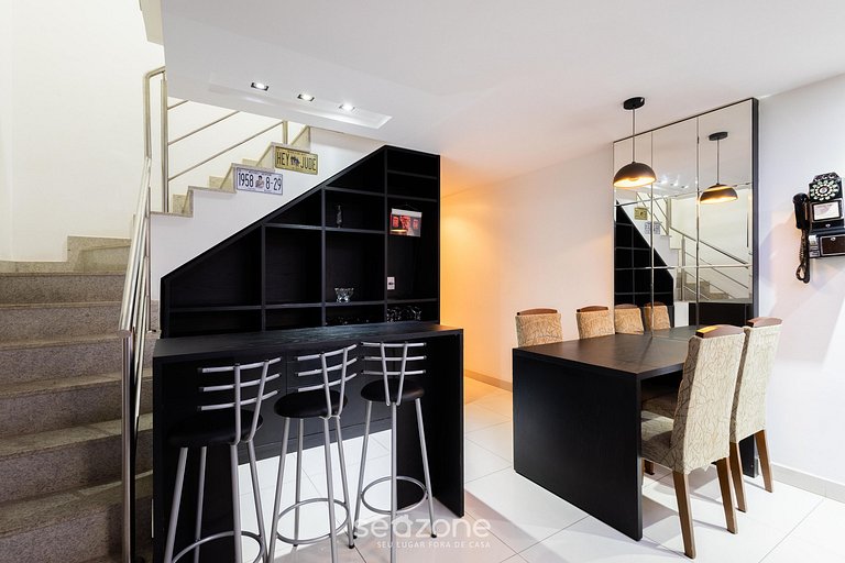 Apto c/ Churrasqueira e Jacuzzi CCG1403