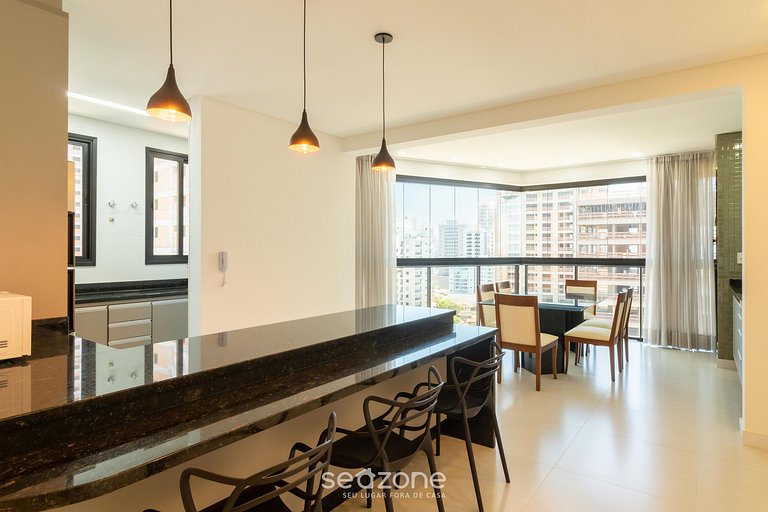 Apto c/ 3 suites y parrilla a 90 m del mar RIH0901