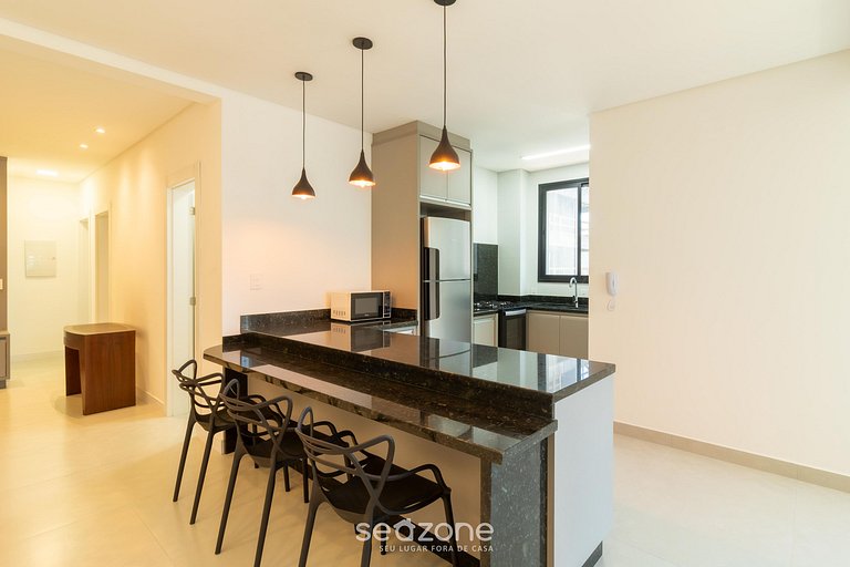 Apto c/ 3 suites y parrilla a 90 m del mar RIH0901