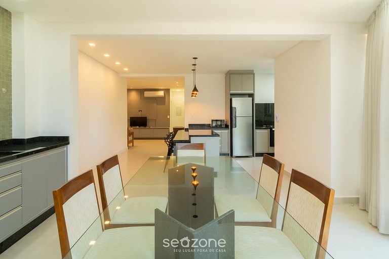 Apto c/ 3 suites y parrilla a 90 m del mar RIH0901