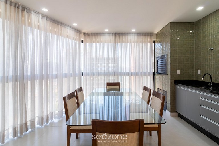 Apto c/ 3 suites y parrilla a 90 m del mar RIH0901