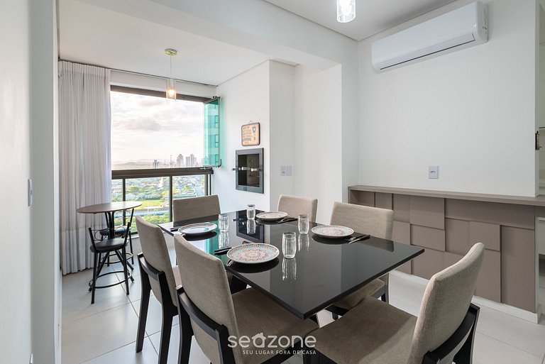 Apto Vista Parcial Mar 130 m da Praia AVR1504