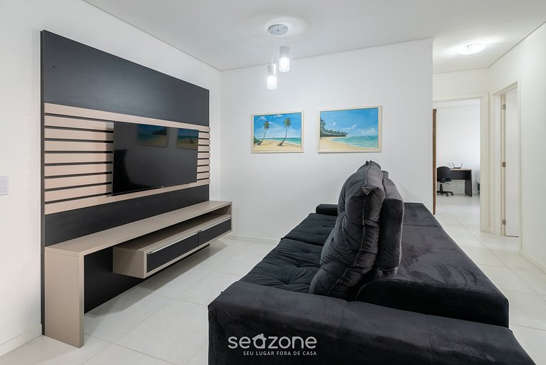 Apto Vista Parcial Mar 130 m da Praia AVR1504