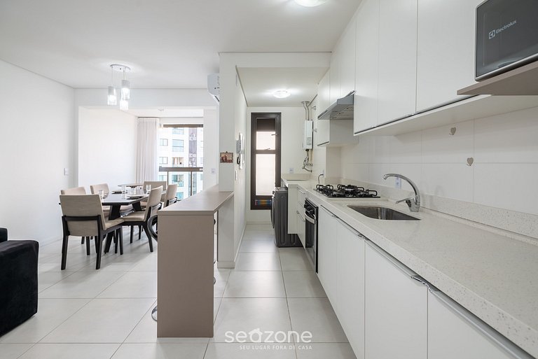 Apto Vista Parcial Mar 130 m da Praia AVR1504