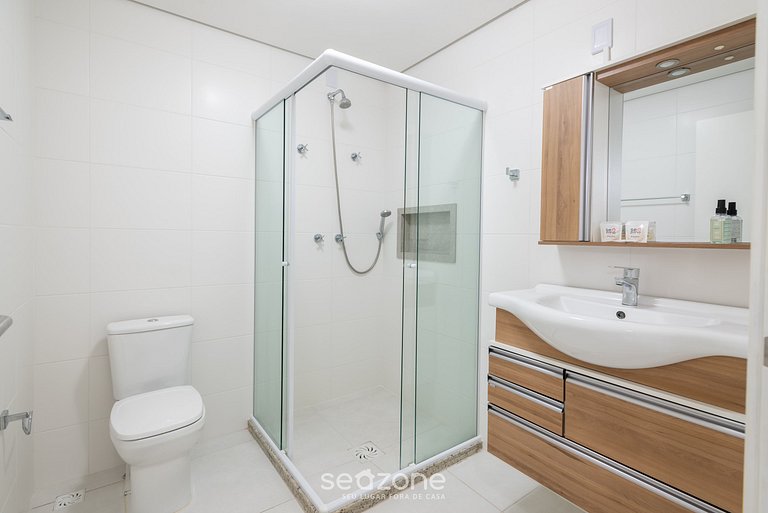 Apto Vista Parcial Mar 130 m da Praia AVR1504