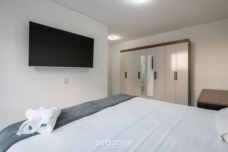 Apto Vista Parcial Mar 130 m da Praia AVR1504