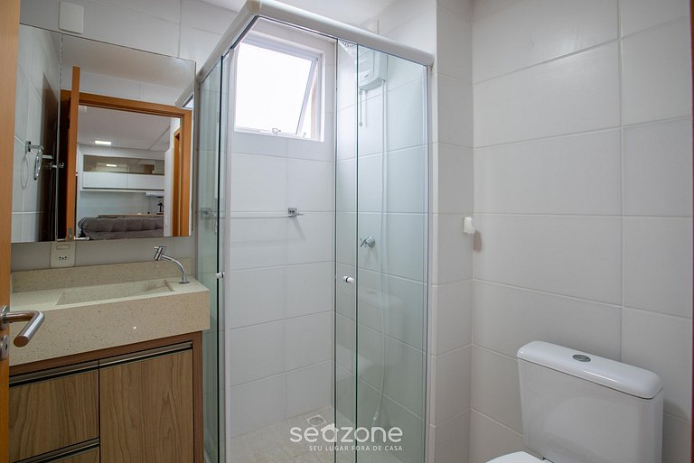 Apto c/ Churrasq. em Cond. Beira-mar VAC0801