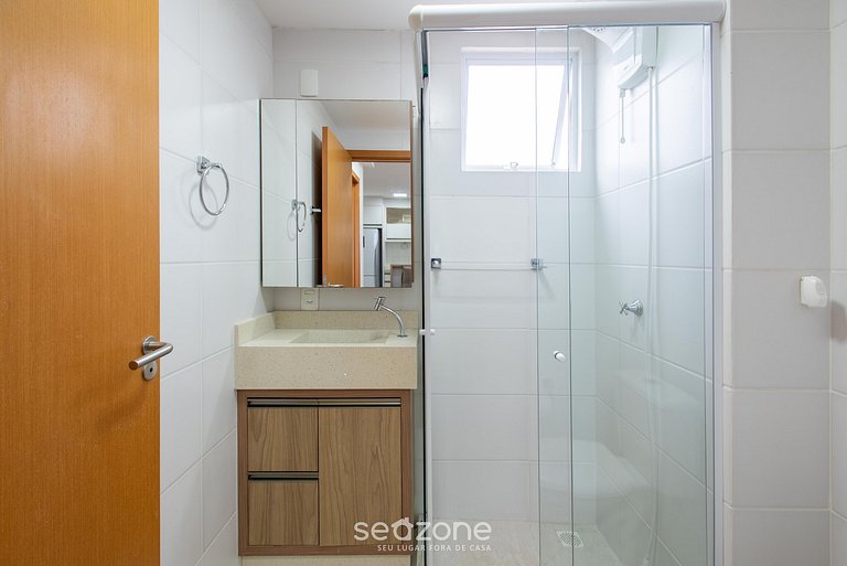 Apto c/ Parrilla en Cond. Frente al Mar VAC0801