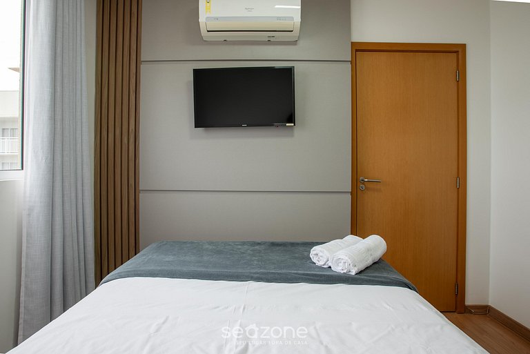 Apto c/ Churrasq. em Cond. Beira-mar VAC0801