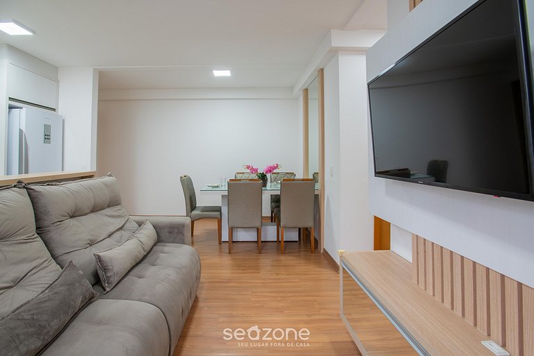 Apto c/ Churrasq. em Cond. Beira-mar VAC0801