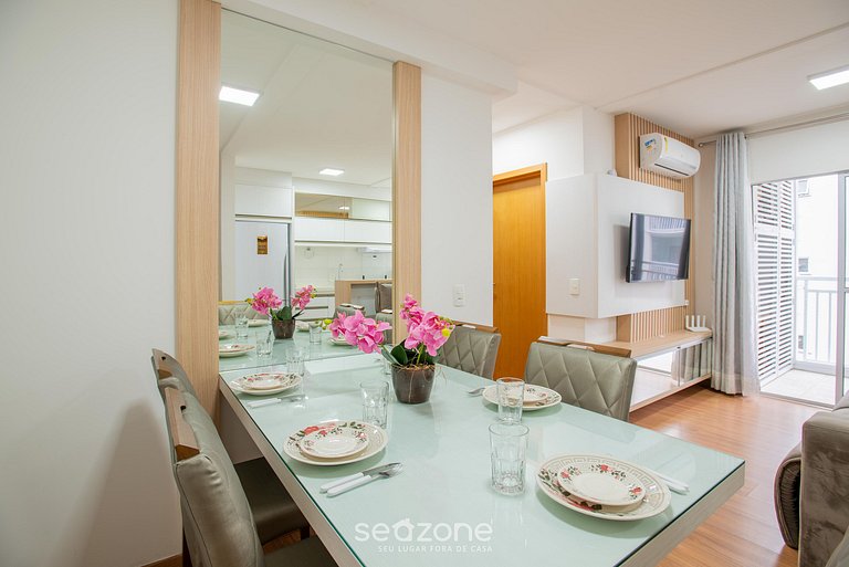 Apto c/ Churrasq. em Cond. Beira-mar VAC0801