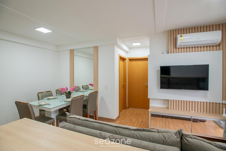 Apto c/ Churrasq. em Cond. Beira-mar VAC0801