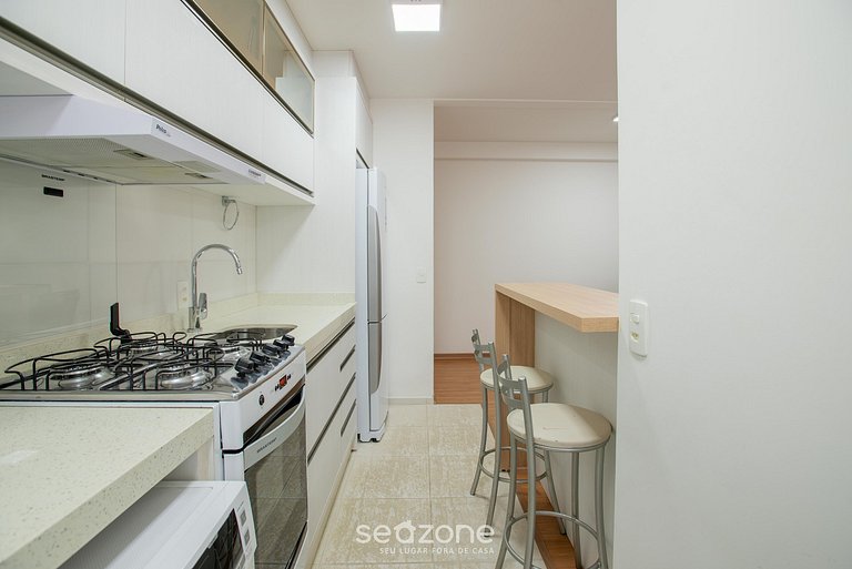 Apto c/ Parrilla en Cond. Frente al Mar VAC0801