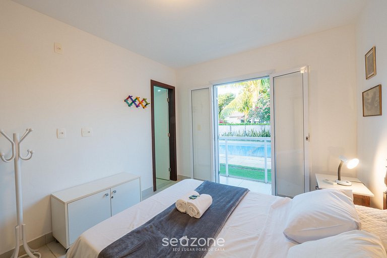 Casa c/ Piscina a 220 m da Praia PRO0003