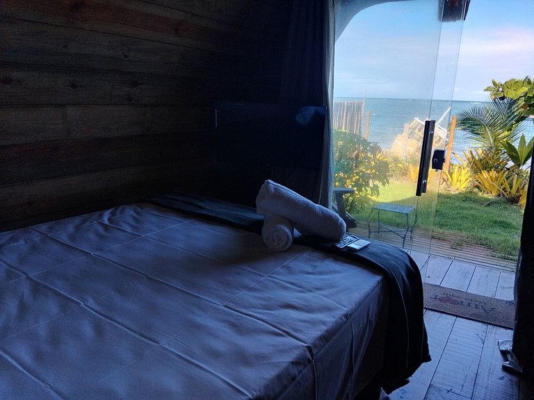 Studio Pé na Areia com Vista Mar OTX0005