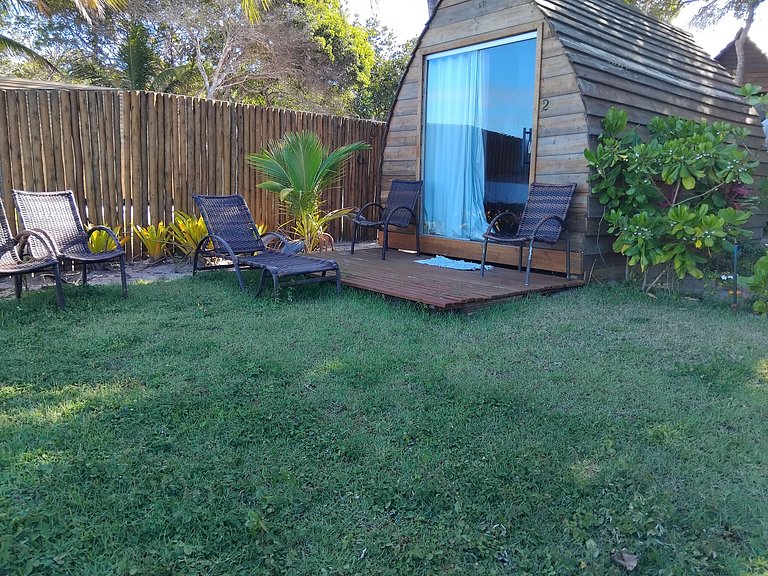 Studio Pé na Areia com Vista Mar OTX0005