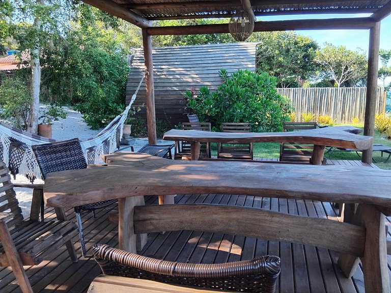 Studio Pé na Areia com Vista Mar OTX0002