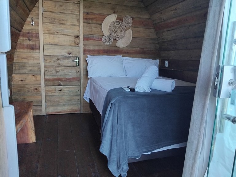 Studio Pé na Areia com Vista Mar OTX0003