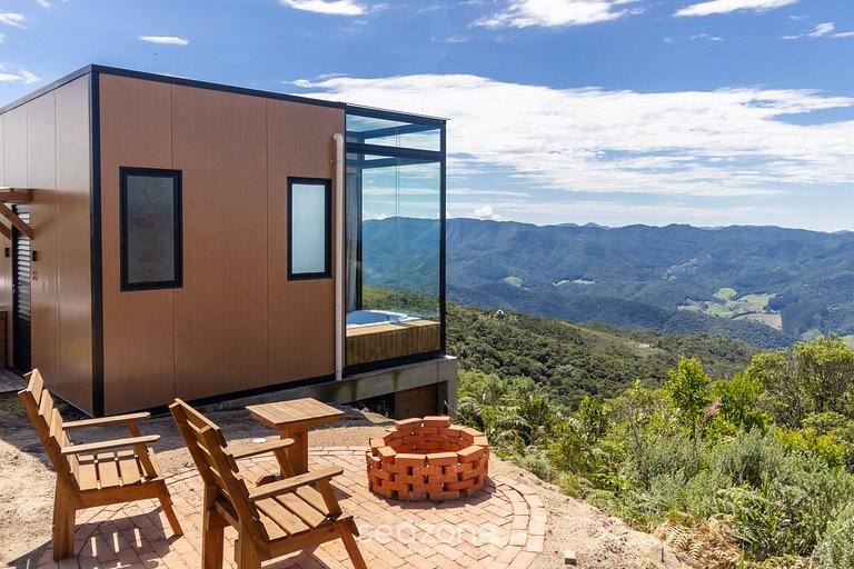 Cabana romântica com vista incrível VST040