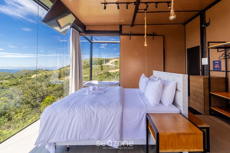 Cabana romântica com vista incrível VST040