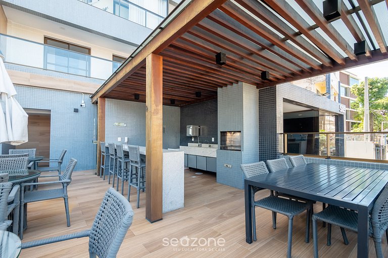 Studio em prédio c/ piscina em Salvador HFO0203