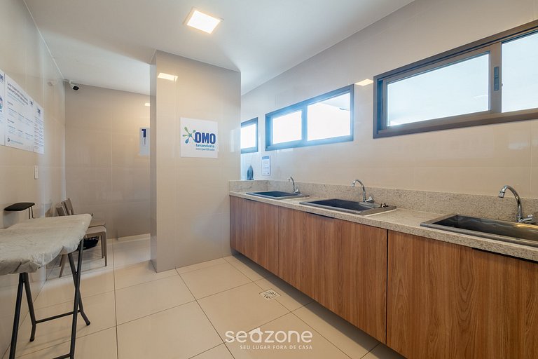 Studio em prédio c/ piscina em Salvador HFO0203