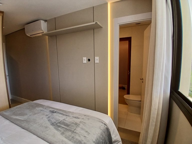 Apt en Cond. con piscina a pasos del mar PET0209