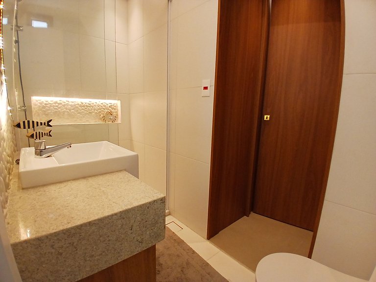 Apt en Cond. con piscina a pasos del mar PET0209