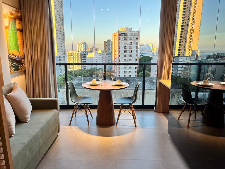 Estudio en Cond. c/ Piscina, 170m del mar LIV1105