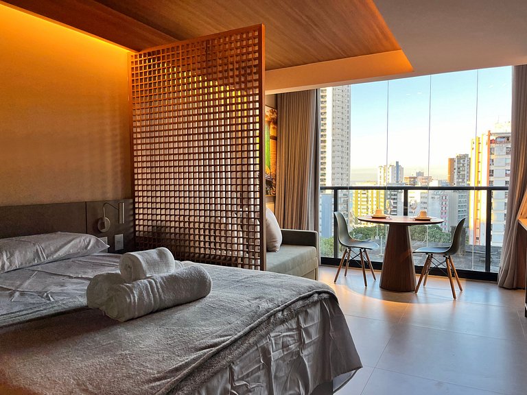 Estúdio em Cond. c/ Piscina, 170m do mar LIV1105