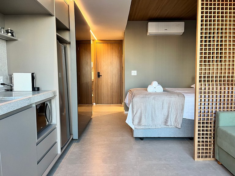 Estudio en Cond. c/ Piscina, 170m del mar LIV1105