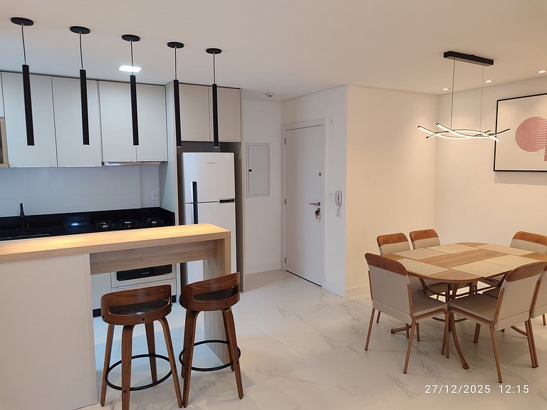 Apto c/ churrasqueira a 500m da praia STW1506