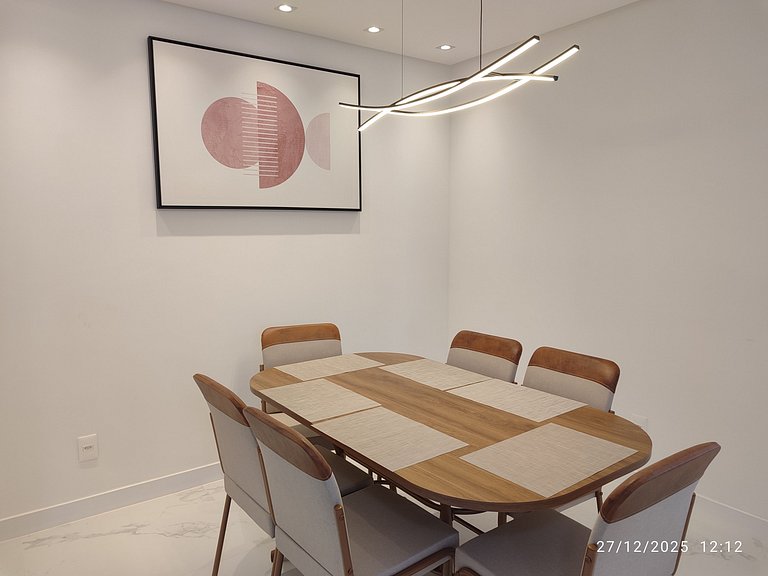 Apto c/ churrasqueira a 500m da praia STW1506